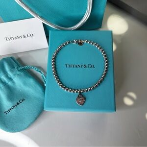 🩵🩶 TIFFANY SILVER HEART BEAD BRACELET 🩵🩶 
- Return To Tiffany Tag -